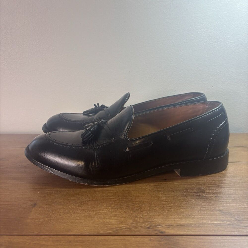 Brooks Brothers Mens 12D Fitzgerald Black Tassel Loafer Leather - Picture 3 of 12